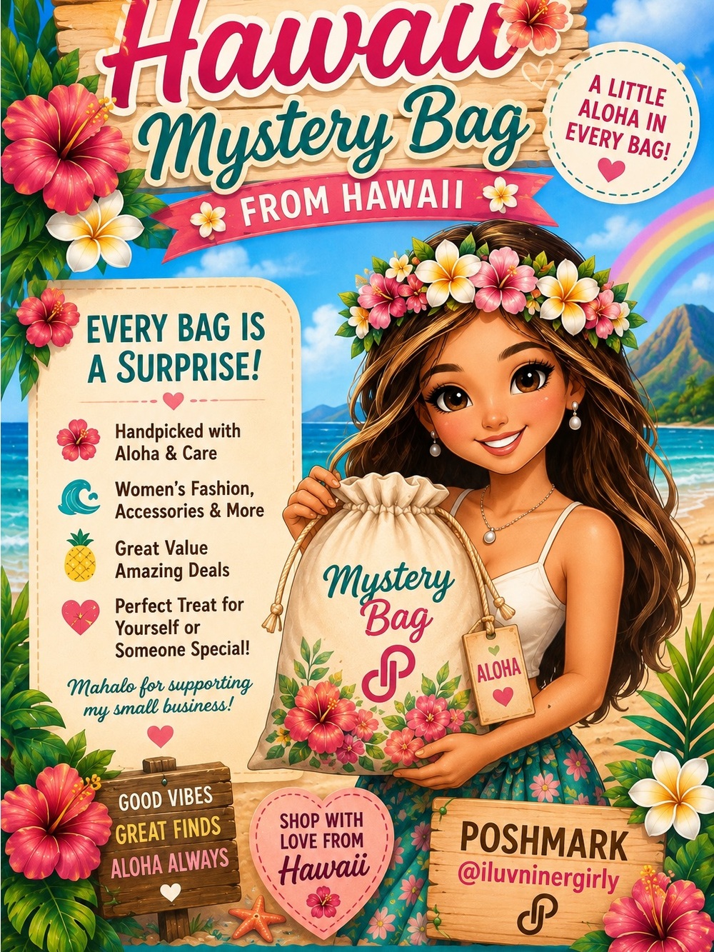 🌺 Hawaii Mystery Bag $35 Aloha Goodies from Hawaii Surprise Bundle